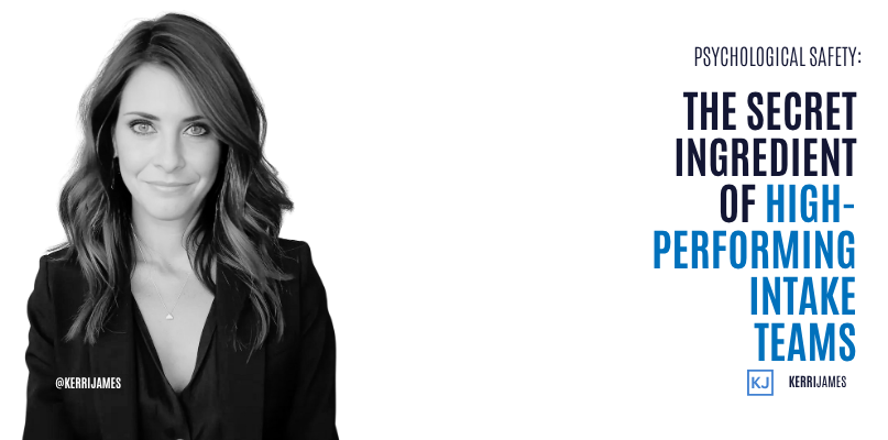 High-Performing Intake Teams